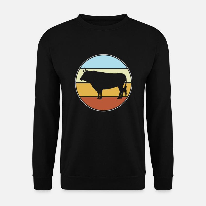 Taurus Retro - Unisex Sweatshirt - black