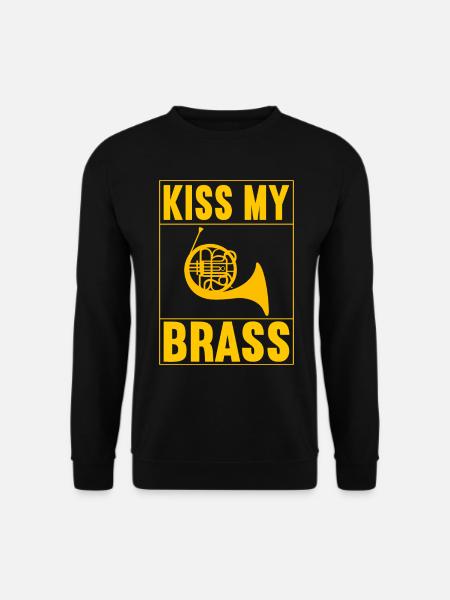 Horn Brass Instrument - Unisex Sweatshirt - black