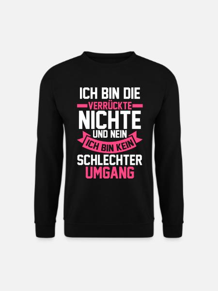 Nichte - Unisex Pullover - Schwarz