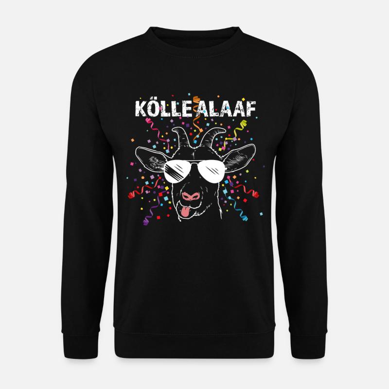 Kölle Alaaf Kölsch Karneval Fasching Konfetti Köln - Unisex Pullover - Schwarz