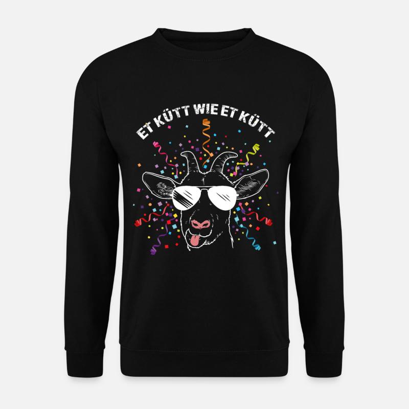 Et kütt wie et kütt Karneval Konfetti Fasching - Unisex Pullover - Schwarz