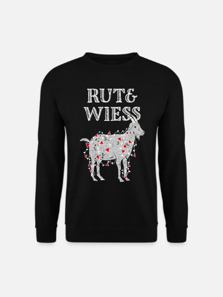 Köln Rot Weiß Geißbock Rut un Wiess Kölsch Kölner - Unisex Pullover - Schwarz