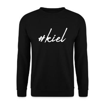 Kiel - Unisex Pullover - Schwarz - Vorne - Alina (178cm) & Michal (187cm)