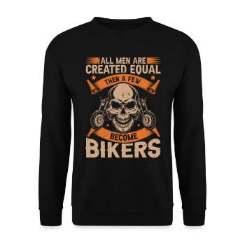 Tous les hommes sont créés égaux - puis quelques-uns deviennent - Sweat-shirt Unisexe - noir - Devant - Alina (178cm) & Michal (187cm)