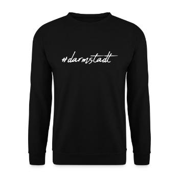 Darmstadt - Unisex Sweatshirt - black - Front - Alina (178cm) & Michal (187cm)