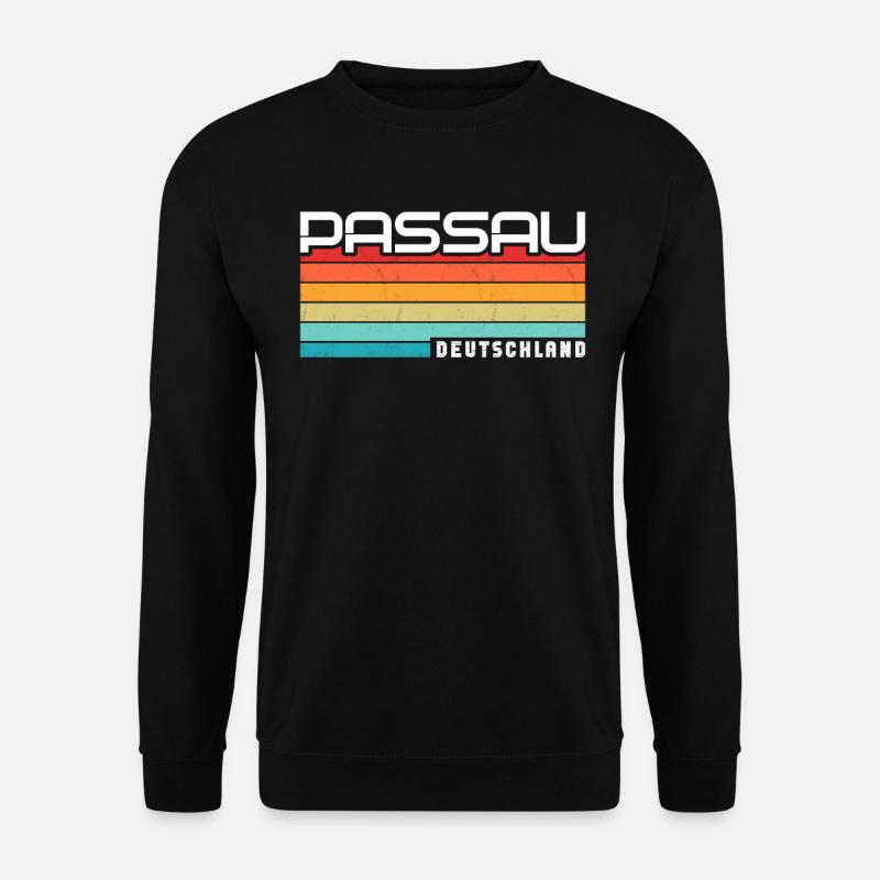 Passauerin Passauer Passau - Unisex Pullover - Schwarz