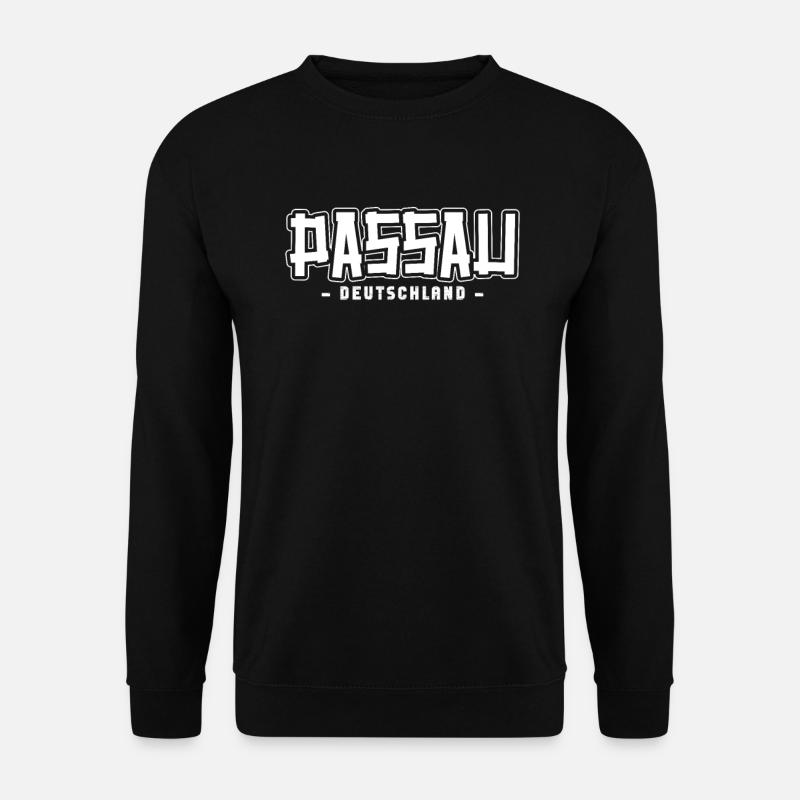 Passauerin Passauer Passau - Unisex Pullover - Schwarz