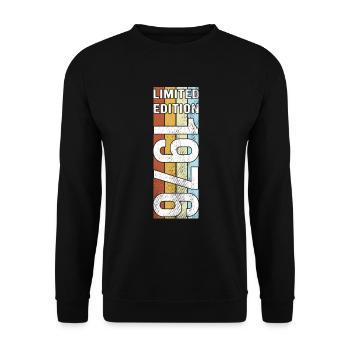 Édition limitée 1976 - Sweat-shirt Unisexe - noir - Devant - Alina (178cm) & Michal (187cm)
