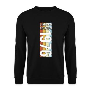 Édition limitée 1976 - Sweat-shirt Unisexe - noir - Devant - Alina (178cm) & Michal (187cm)