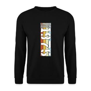 Édition limitée 1975 - Sweat-shirt Unisexe - noir - Devant - Alina (178cm) & Michal (187cm)
