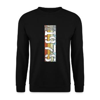 Édition limitée 1975 - Sweat-shirt Unisexe - noir - Devant - Alina (178cm) & Michal (187cm)