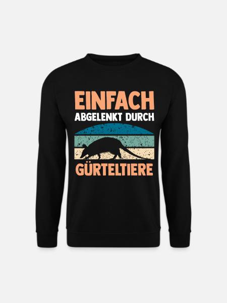 Gürteltier - Unisex Pullover - Schwarz