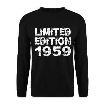 Édition Limitée 1959 Anniversaire 1959 Anniversaire - Sweat-shirt Unisexe - noir - Devant - Alina (178cm) & Michal (187cm)