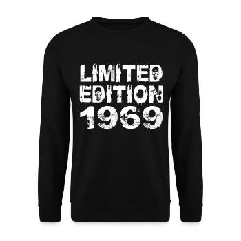 Édition Limitée 1969 Anniversaire 1969 Anniversaire - Sweat-shirt Unisexe - noir - Devant - Alina (178cm) & Michal (187cm)