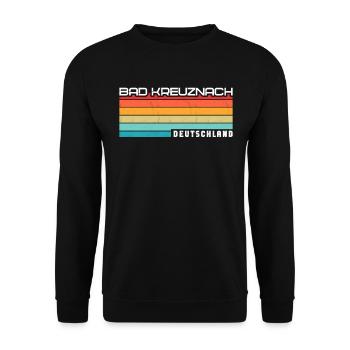Bad Kreuznacherin Bad Kreuznacher Bad Kreuznach - Unisex Pullover - Schwarz - Vorne - Alina (178cm) & Michal (187cm)