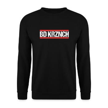 Bad Kreuznacherin Bad Kreuznacher Bad Kreuznach - Unisex Sweatshirt - black - Front - Alina (178cm) & Michal (187cm)
