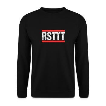 Rastatterin Rastatter Rastatt - Unisex Pullover - Schwarz - Vorne - Alina (178cm) & Michal (187cm)