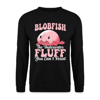 Propriétaires de blobfish Poissons blob sous-marins - Sweat-shirt Unisexe - noir - Devant - Alina (178cm) & Michal (187cm)
