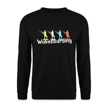 Wakeboarding - Unisex Pullover - Schwarz - Vorne - Alina (178cm) & Michal (187cm)