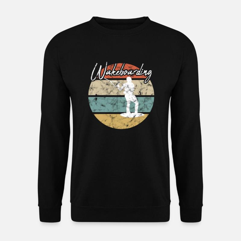 Wakeboarding Retro - Unisex Sweatshirt - black