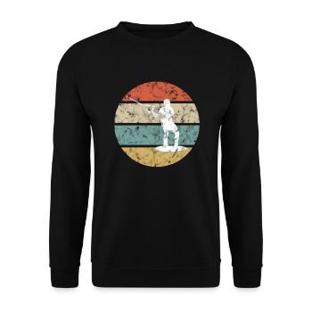 Wakeboarding Retro - Unisex Pullover - Schwarz - Vorne - Alina (178cm) & Michal (187cm)