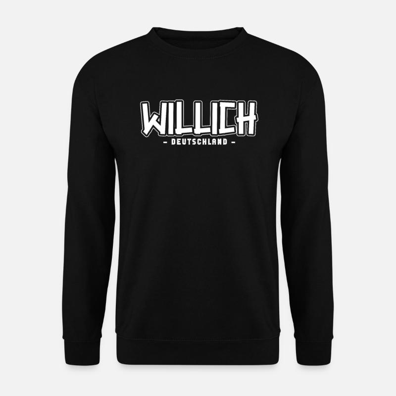Willicherin Willicher Willich - Unisex Pullover - Schwarz