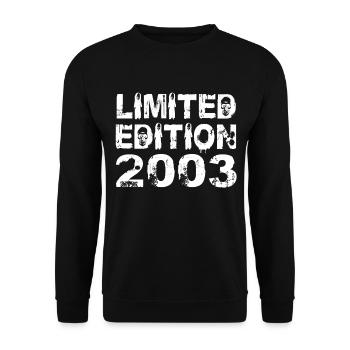 Édition Limitée 2003 Anniversaire 2003 Anniversaire - Sweat-shirt Unisexe - noir - Devant - Alina (178cm) & Michal (187cm)