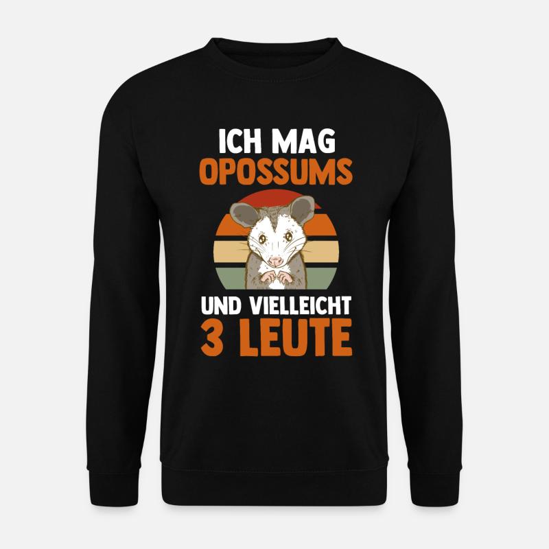 Opossum - Unisex Pullover - Schwarz