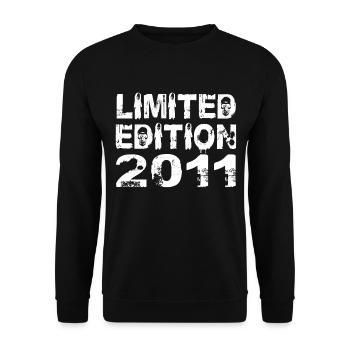 Limited Edition 2011 Geburtstag 2011 Geburtstag - Unisex Pullover - Schwarz - Vorne - Alina (178cm) & Michal (187cm)
