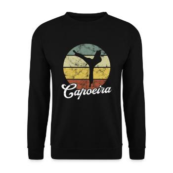 Capoeira - Unisex Pullover - Schwarz - Vorne - Alina (178cm) & Michal (187cm)
