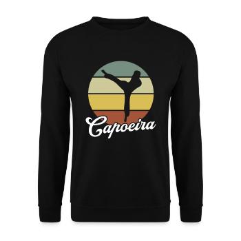 Capoeira - Unisex Pullover - Schwarz - Vorne - Alina (178cm) & Michal (187cm)