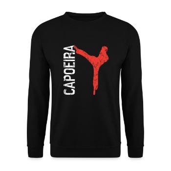 Capoeira - Sweat-shirt Unisexe - noir - Devant - Alina (178cm) & Michal (187cm)