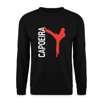 Capoeira - Sweat-shirt Unisexe - noir - Devant - Alina (178cm) & Michal (187cm)