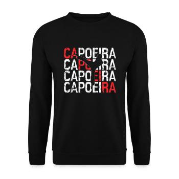 Capoeira - Sweat-shirt Unisexe - noir - Devant - Alina (178cm) & Michal (187cm)