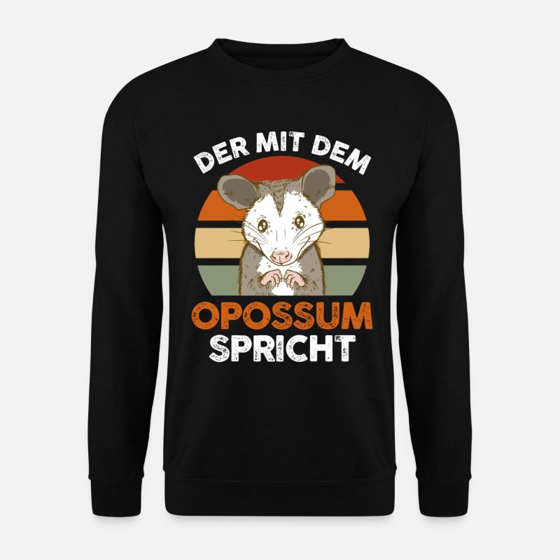 Opossum - Unisex Pullover - Schwarz
