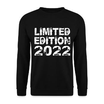 Limited Edition 2022 Geburtstag 2022 Geburtstag - Unisex Pullover - Schwarz - Vorne - Alina (178cm) & Michal (187cm)