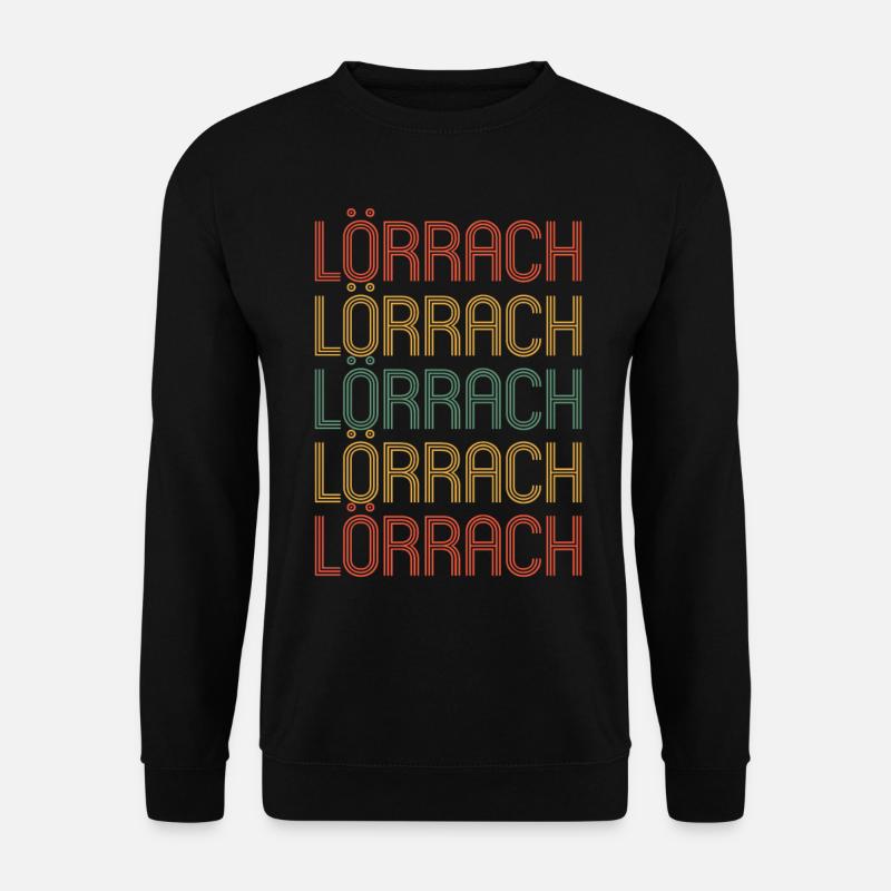 Lörracherin Lörracher Lörrach - Unisex Pullover - Schwarz