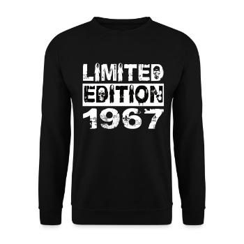 Édition limitée 1967 Anniversaire 1967 Anniversaire - Sweat-shirt Unisexe - noir - Devant - Alina (178cm) & Michal (187cm)