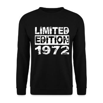 Édition limitée 1972 Anniversaire 1972 Anniversaire - Sweat-shirt Unisexe - noir - Devant - Alina (178cm) & Michal (187cm)