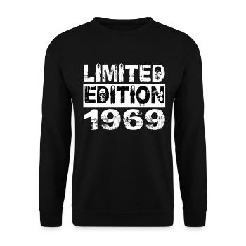 Édition Limitée 1969 Anniversaire 1969 Anniversaire - Sweat-shirt Unisexe - noir - Devant - Alina (178cm) & Michal (187cm)