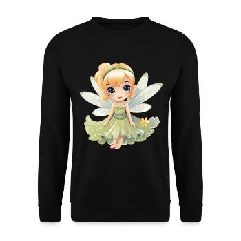 Douce fée avec magie féerique pour les enfants et les dames - Sweat-shirt Unisexe - noir - Devant - Alina (178cm) & Michal (187cm)
