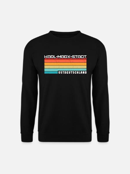 Karl Marx Städter Städterin Karl Marx Stadt - Unisex Pullover - Schwarz