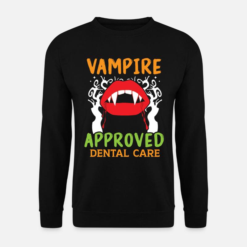 Soins dentaires certifiés Vampire. - Sweat-shirt Unisexe - noir