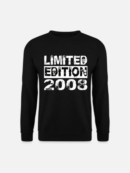 Limited Edition 2008 Geburtstag 2008 Geburtstag - Unisex Pullover - Schwarz