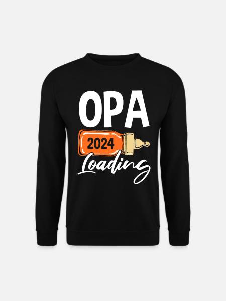 Werdender Opa 2024 - Unisex Pullover - Schwarz