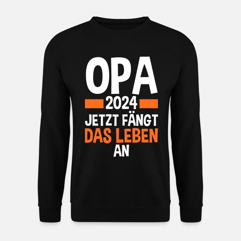 Werdender Opa 2028 - Unisex Pullover - Schwarz