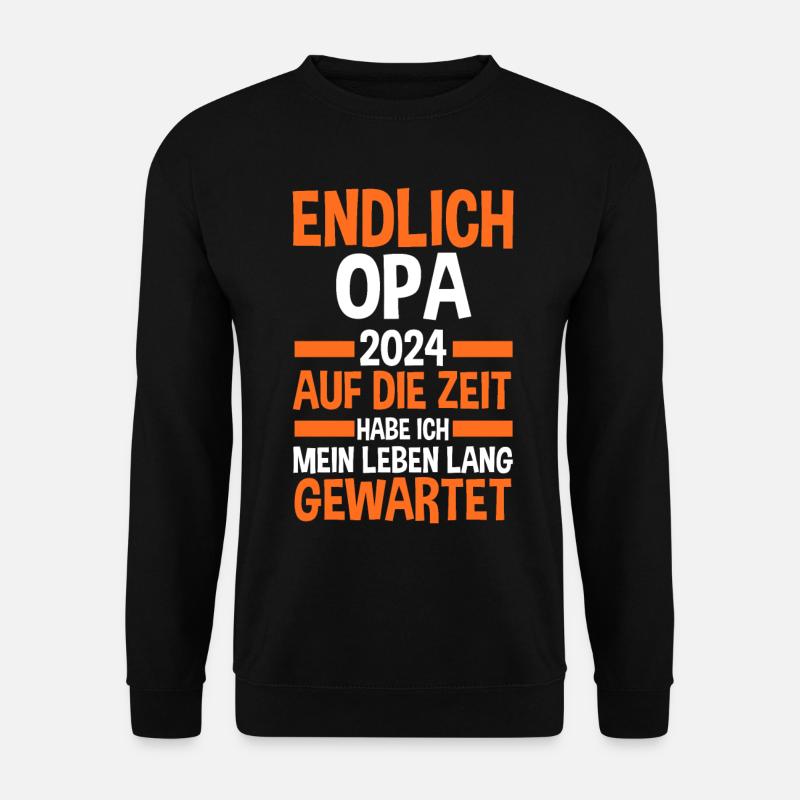 Werdender Opa 2033 - Unisex Pullover - Schwarz