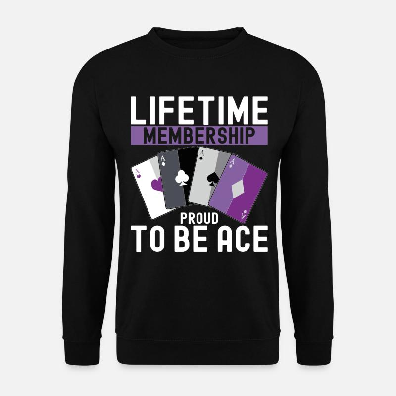 Asexuel Ace - Unisex Sweatshirt - black