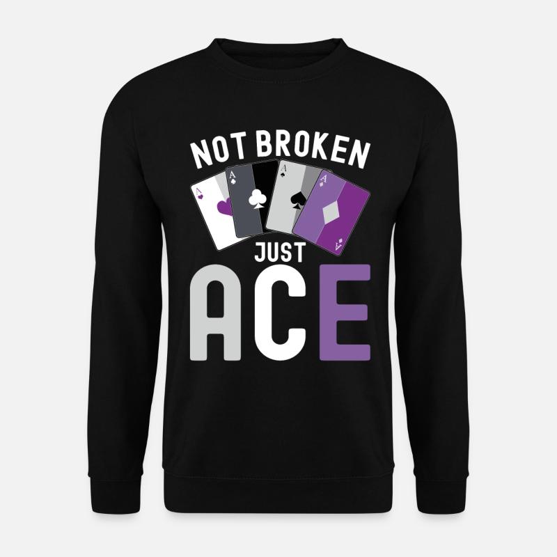 Asexuel Ace - Unisex Sweatshirt - black
