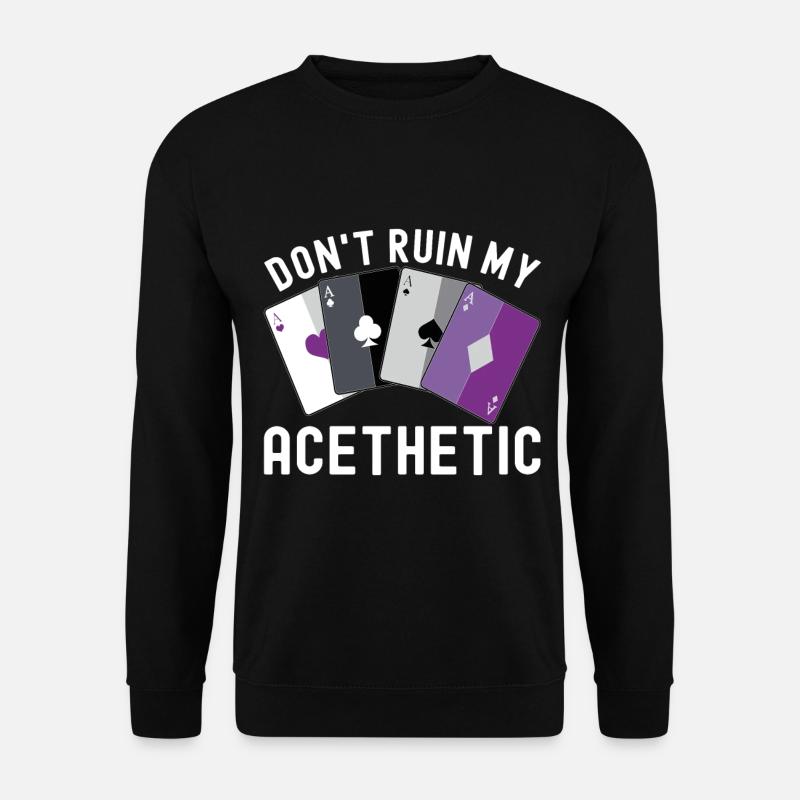 Asexuel Ace - Unisex Pullover - Schwarz